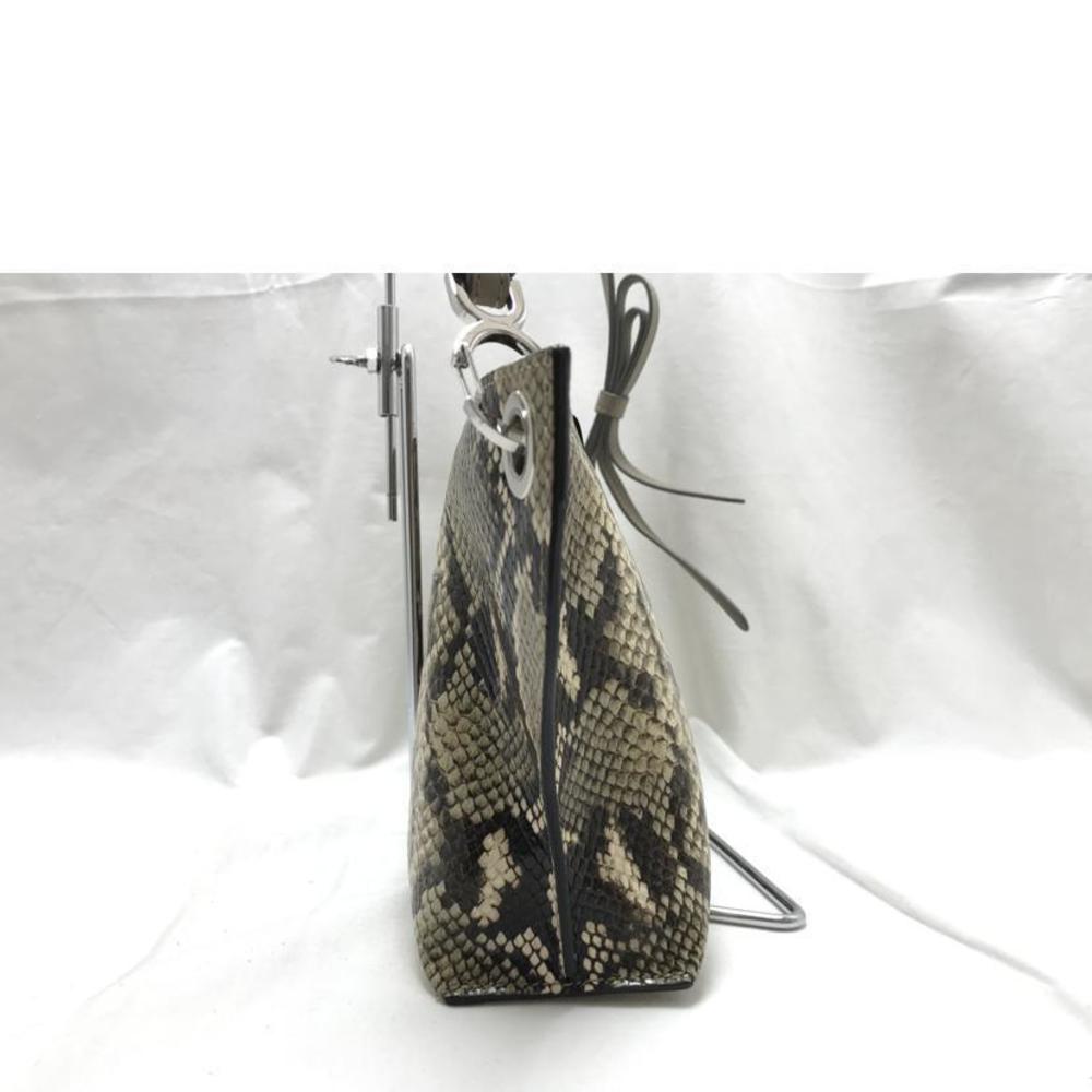 J&M Davidson Bateau Embossed Python Bag - Picture 2 of 6